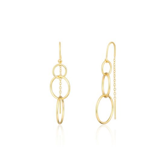 Náušnice JVD SVLE1857X75GO00 stříbrné