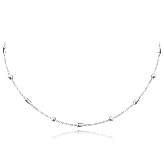 MINET Stříbrný náhrdelník