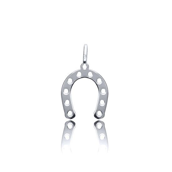 MOISS přívěsek z bílého zlata PODKOVA