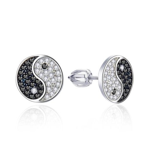 MOISS stříbrné náušnice JIN A JANG