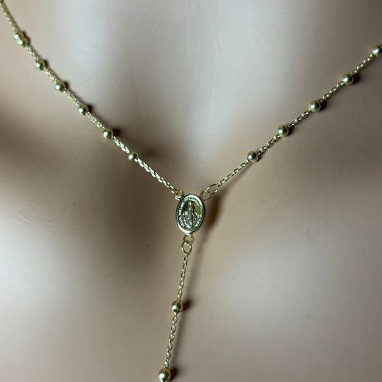 Zlatý náhrdelník s náboženskými motivy