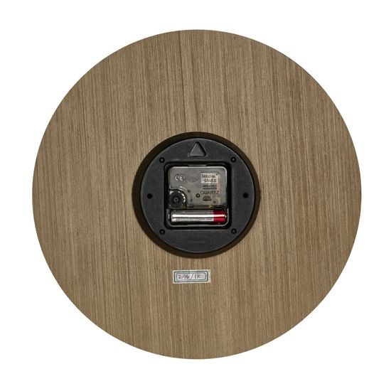 TFA 60.3072.23 - analogové dřevěné nástěnné hodiny - světlé číslice