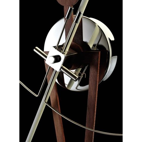 Hodiny Nomon Cris Walnut White 70cm