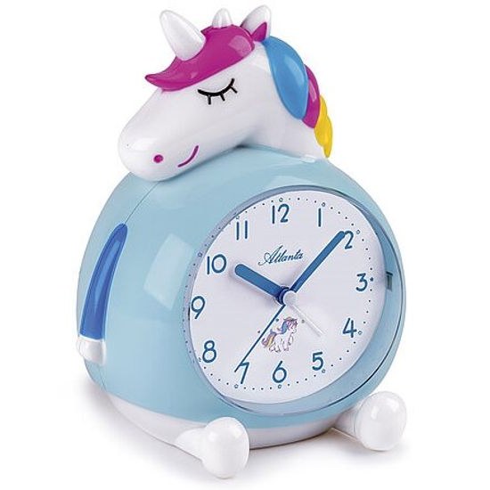 Atlanta 2163 - Dětský budík s jednorožcem