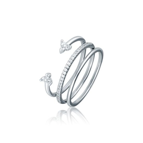 Prsten JVD 925/1000 stříbrný