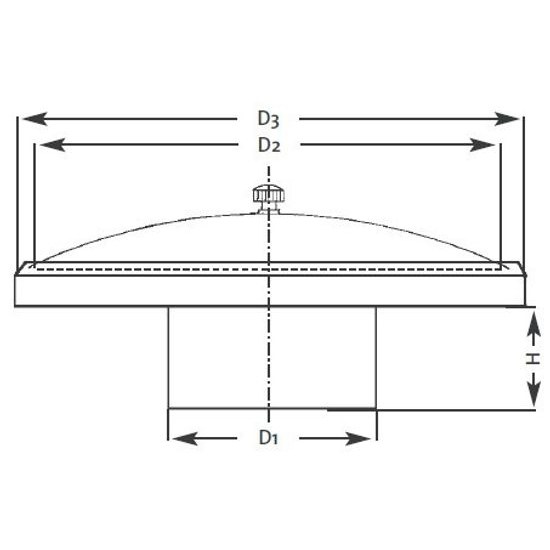 Barometr 81 mm na zabudování TFA K1.100869