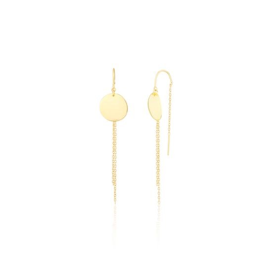 Náušnice JVD stříbrné