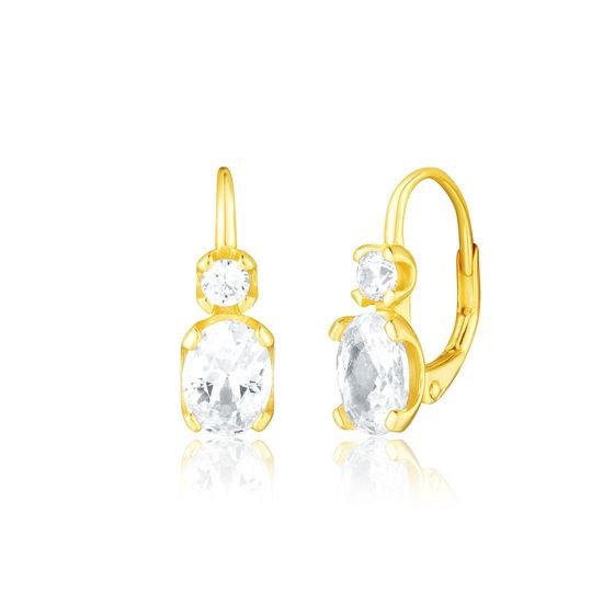 Náušnice JVD SVLE0658XH2GO00 stříbrné