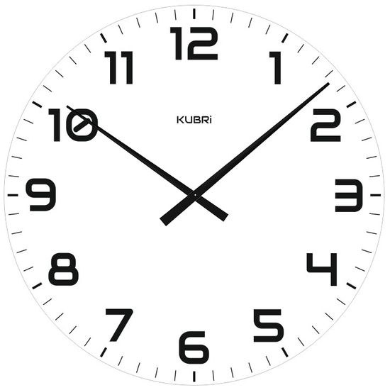 KUBRI KU2150-80 - Obrovské hodiny od českého výrobce s výbornou čitelností