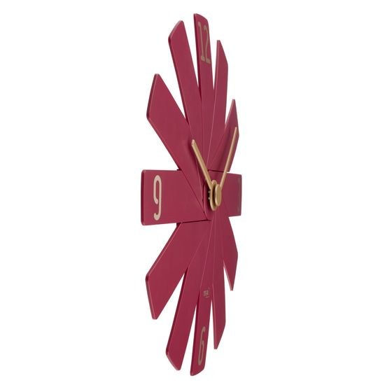 TFA 60.3020.05 - Designové nástěnné hodiny CLOCK IN THE BOX - červené