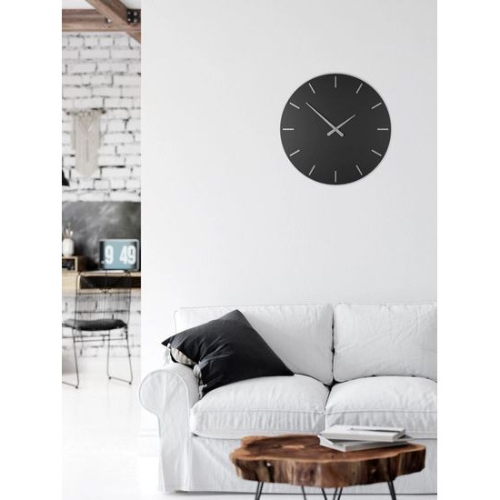 Hodiny CalleaDesign 10-203-5 Smarty line 60 cm černá