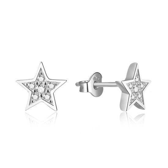MOISS stříbrné náušnice HVĚZDA