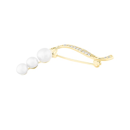 Brož JVD SVLD0002XD2GP00 stříbrná