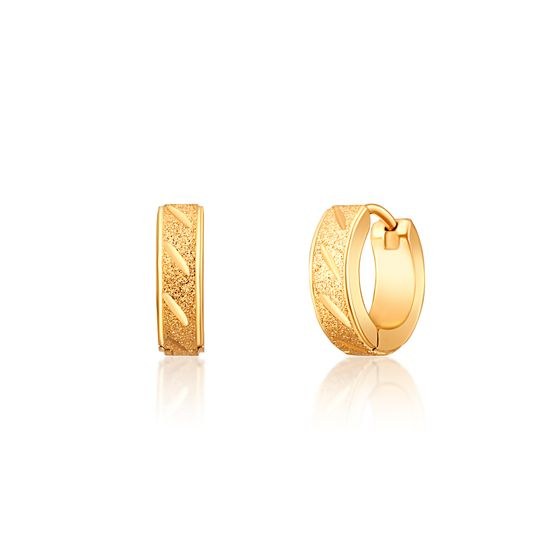 Náušnice JVD SSSE0130XJ3GO00 ocelové