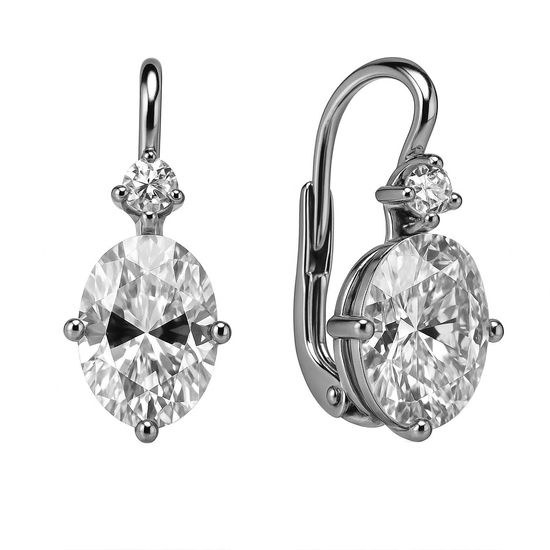 Stříbrné náušnice se zirkony