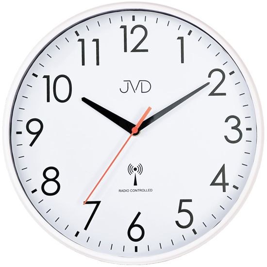 JVD RH502.3 - Rádiem řízené hodiny s tichým chodem