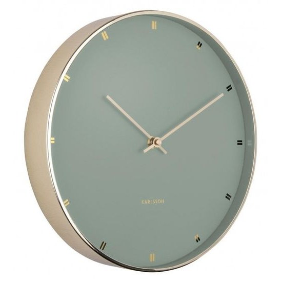 Designové nástěnné hodiny Karlsson KA5776GR 27cm