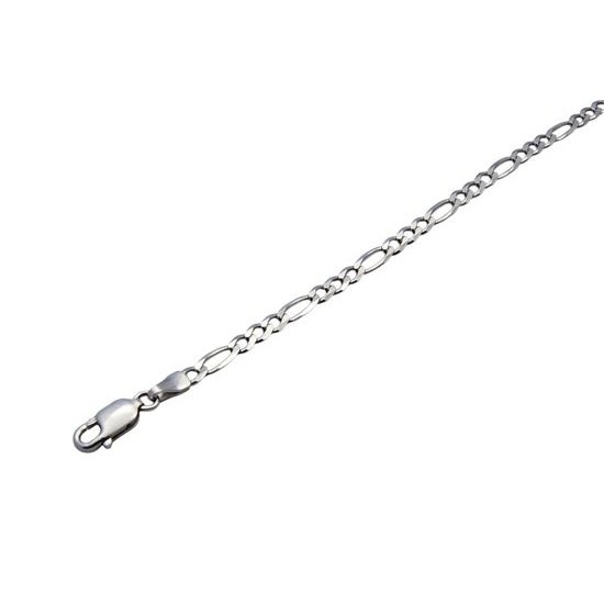 Stříbrný 925/1000 řetízek figaro S1002