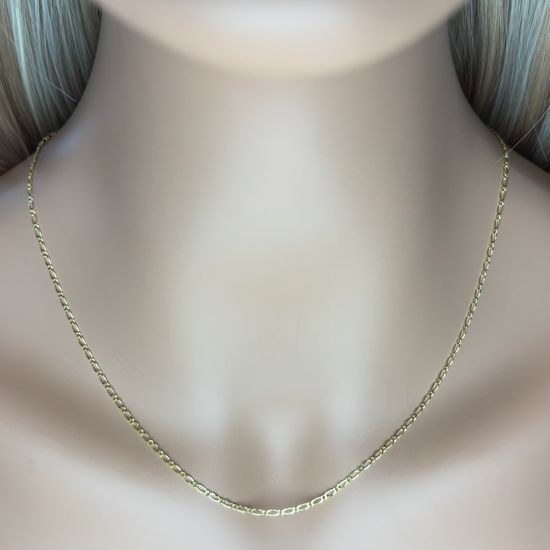 Zlatý 585/1000 řetízek figaro 1107