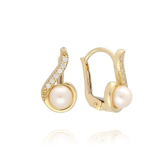 MOISS náušnice ze žlutého zlata