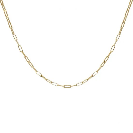 Stříbrný zlacený řetízek Victoria Cruz A0008-45DG