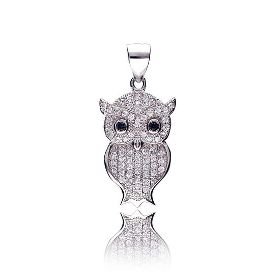 MOISS stříbrný přívěsek SOVA