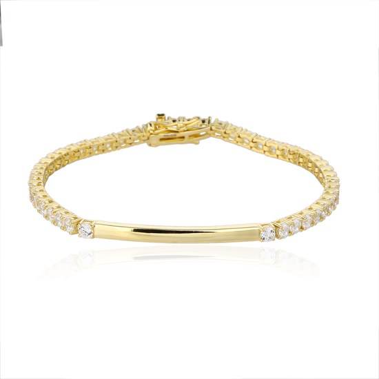 Náramek JVD SVLB0568XJ6GO18 stříbrný