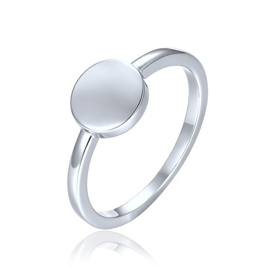 MINET Elegantní stříbrný 925/1000 prsten kolečko JMAS0335SR