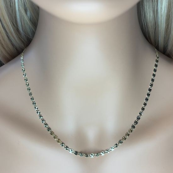 Zlatý 585/1000 řetízek žiletkový 1705