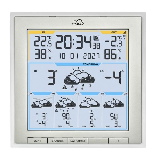 TFA 35.8105.02 - Bezdrátová WiFi meteostanice s chytrou předpovědí TFA.me ID-08