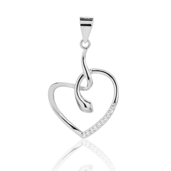 Přívěsek JVD SVLP1437XJ6BI00 stříbrný