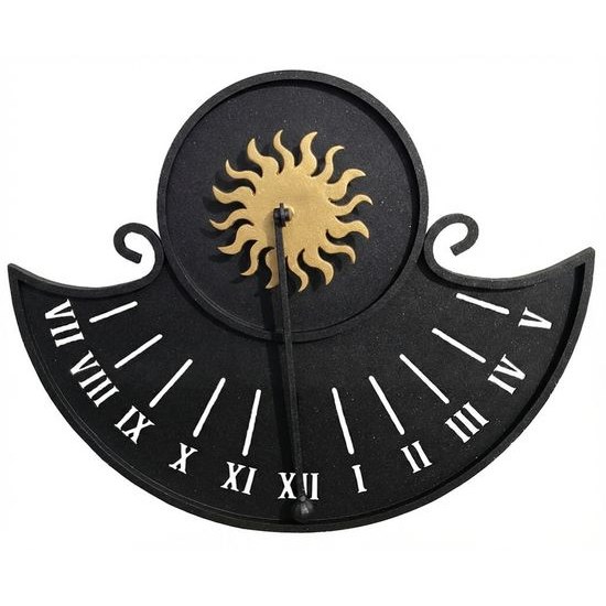 Velké sluneční hodiny SOLE03XL - z masivního kovu