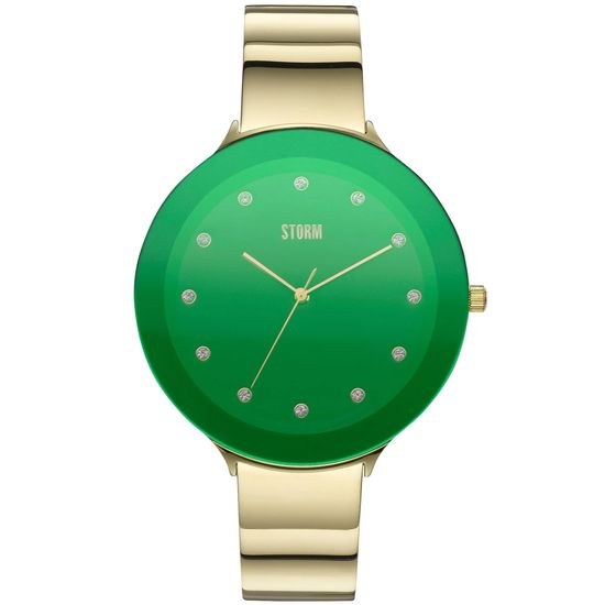 Hodinky Storm Ostele GOLD LAZER GREEN