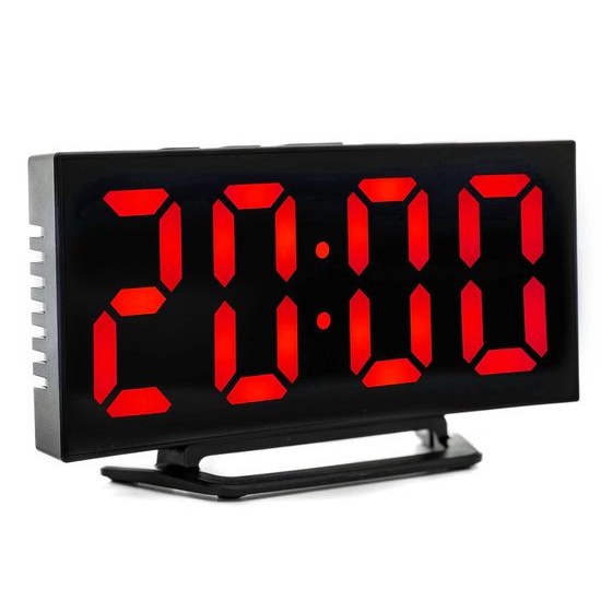 JVD SB3811.2 - Stále svítící budík s možností regulace jasu a mnoha užitečnými funkcemi