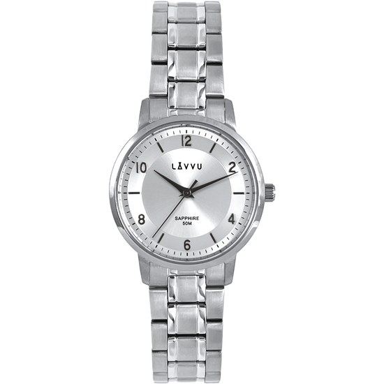 LAVVU Stříbrné dámské hodinky LINSELL se safírovým sklem