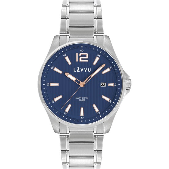 Pánské hodinky se safírovým sklem LAVVU LWM0161 NORDKAPP Blue