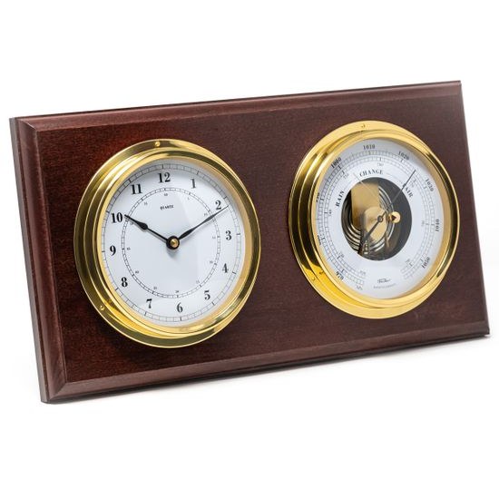 Hodiny s barometrem 1486-22