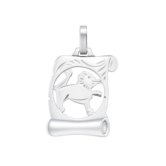Stříbrný přívěsek zvěrokruh Lev pergamen