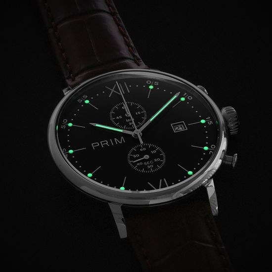 Hodinky PRIM Chronoscope 25 Roman W03P.13230.D