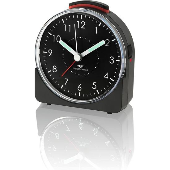 Rádiem řízený analogový budík TFA 60.1513.01 SUNRISE