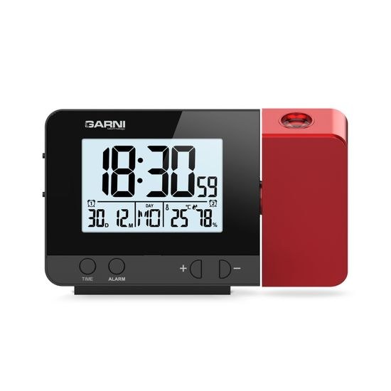 Digitální budík s projekcí času a vnitřní teploty GARNI 140R
