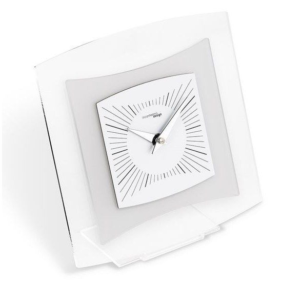 Designové stolní hodiny I805BN white IncantesimoDesign 20cm