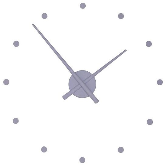 Hodiny Nomon OJ ocelově modré 50cm