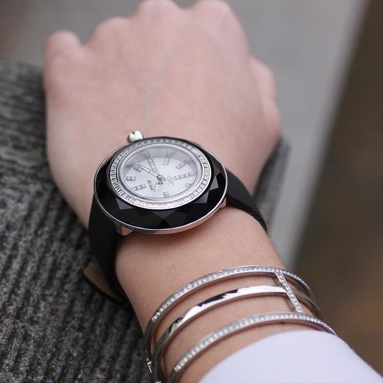 Hodinky PRIM Preciosa Onyx Black 10311.E