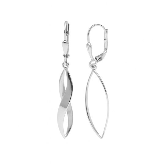 Stříbrné visací náušnice