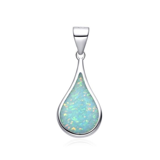 MOISS stříbrný přívěsek OPÁL KAPKA