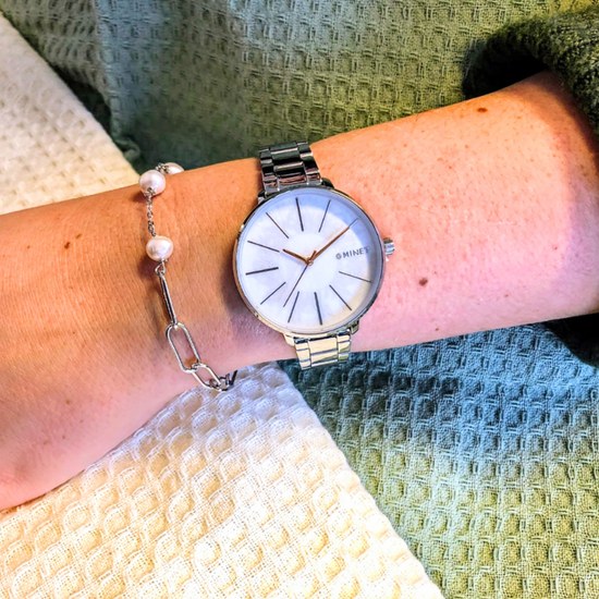 MINET Stříbrné dámské hodinky PRAGUE MWL5205