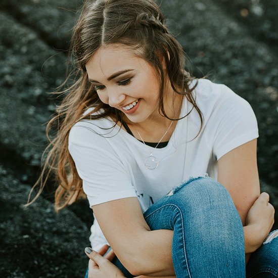 MINET Stříbrný náhrdelník Stars zvěrokruh ŠTÍR Czech Crystal