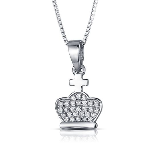 MOISS stříbrný přívěsek KORUNKA