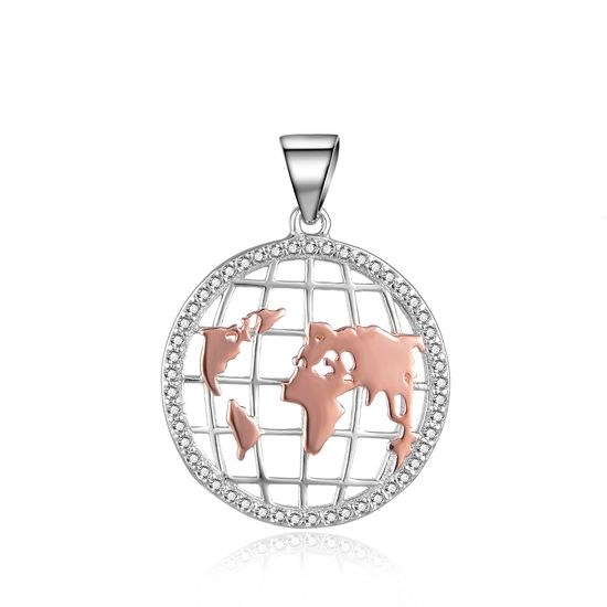 MOISS stříbrný přívěsek SVĚT